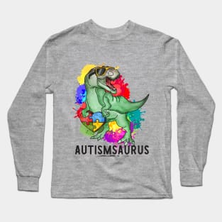 autismsaurus rex Long Sleeve T-Shirt